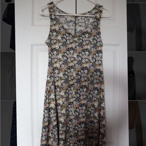 Floral tank top dress